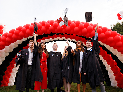 Students celebrate commencement