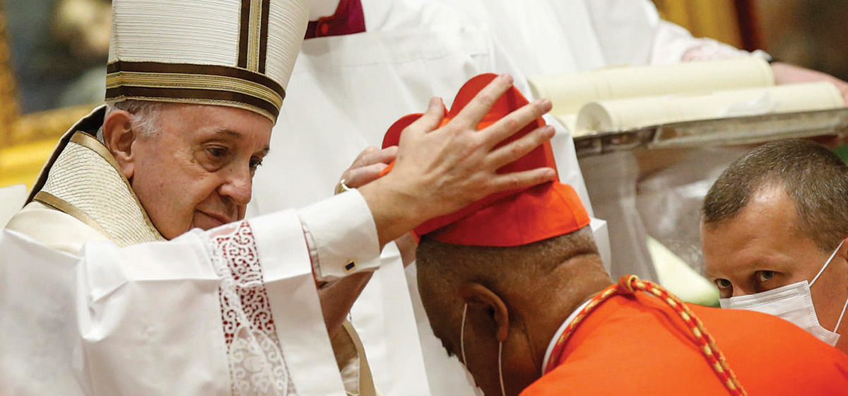 Pope Francis and Cardinal Wilton Gregory